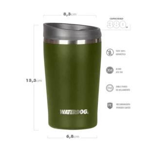 Vaso Térmico Waterdog American 380 ml